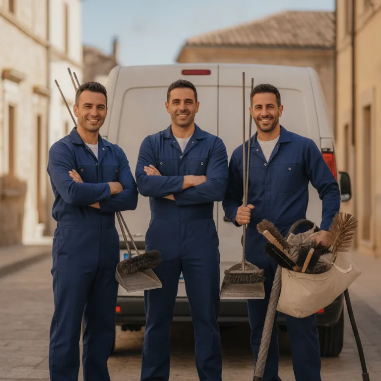 Spazzacamino team a Velletri